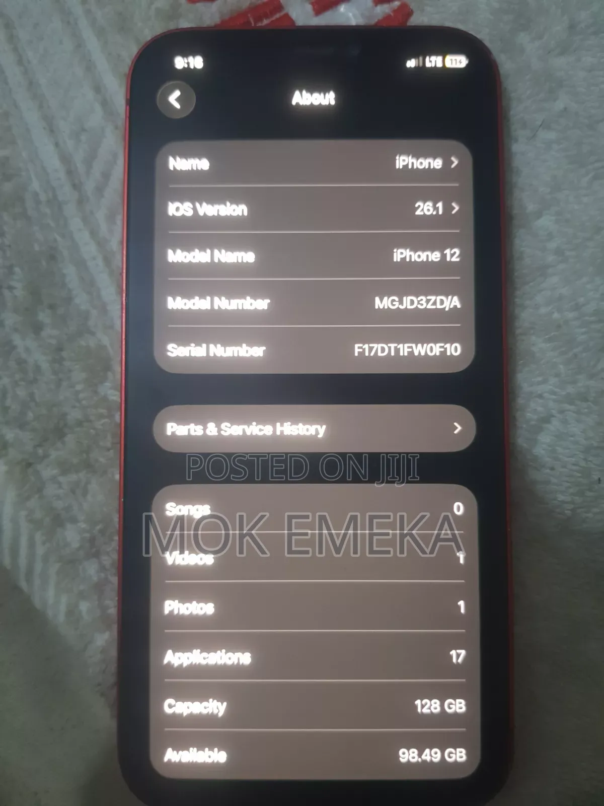 Apple iPhone 12 128 GB Red