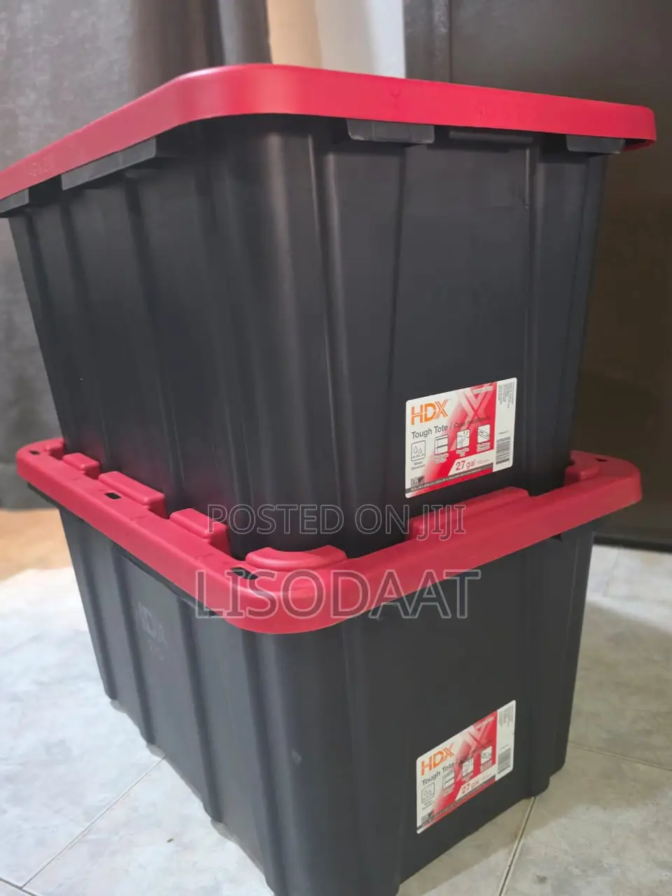 27 Gallons Capacity Plastic Storage Containers