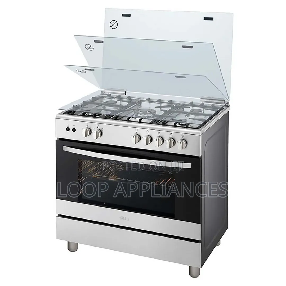 New 5 Burner LG 90X60CM FA415RMA Free Standing Gas Cooker
