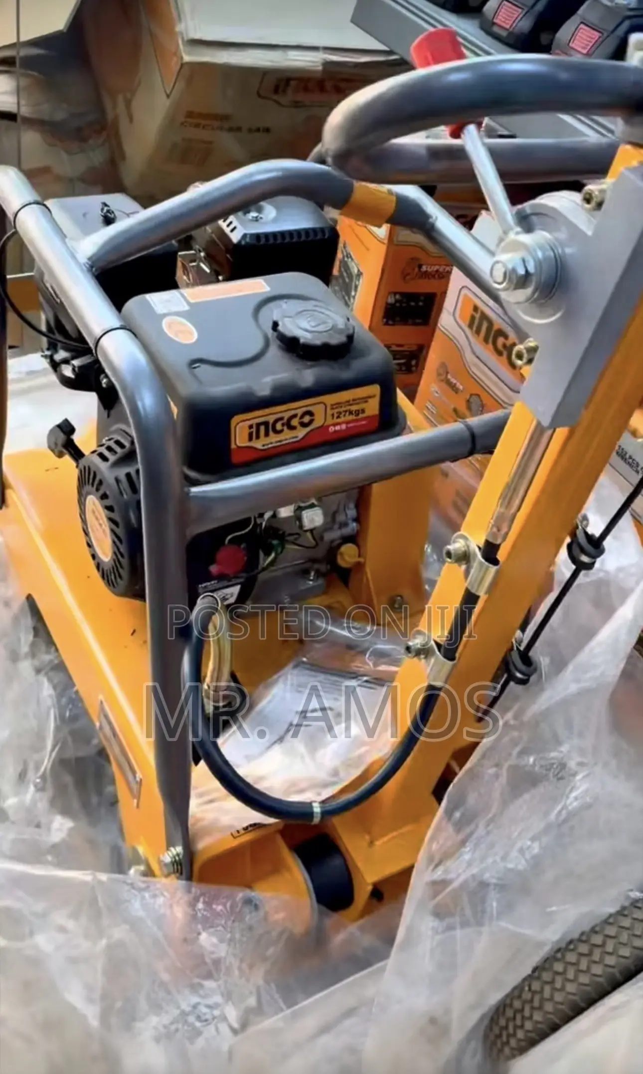 127kg Reversible Plate Compactor 6.5HP - Gcp125-2