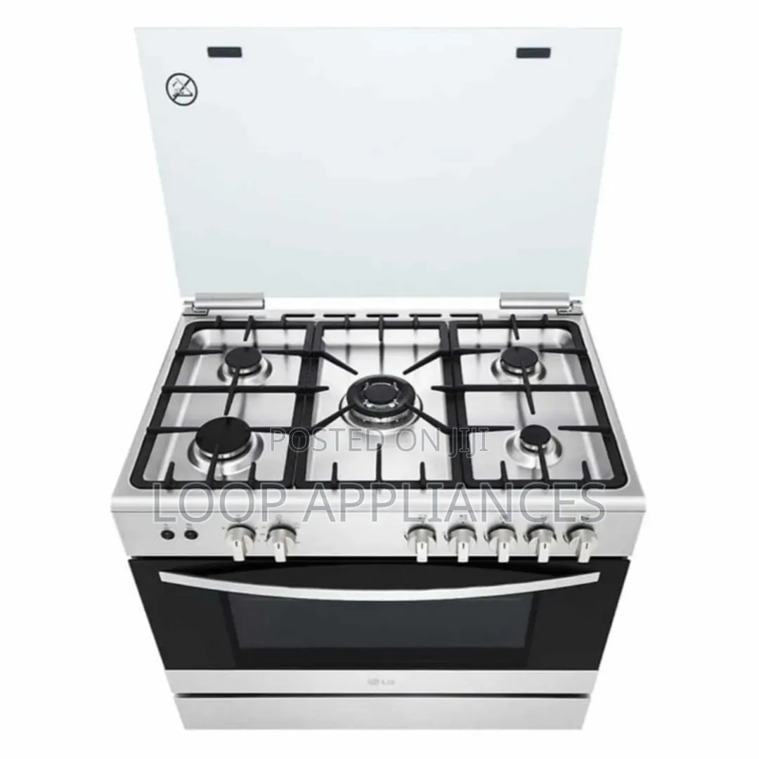 New 5 Burner LG 90X60CM FA415RMA Free Standing Gas Cooker