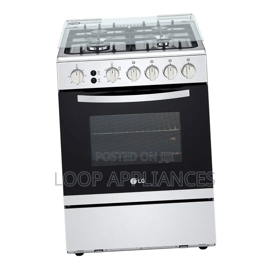 New 4 Burner LG 60x60CM FA211RMA Free Standing Gas Cooker