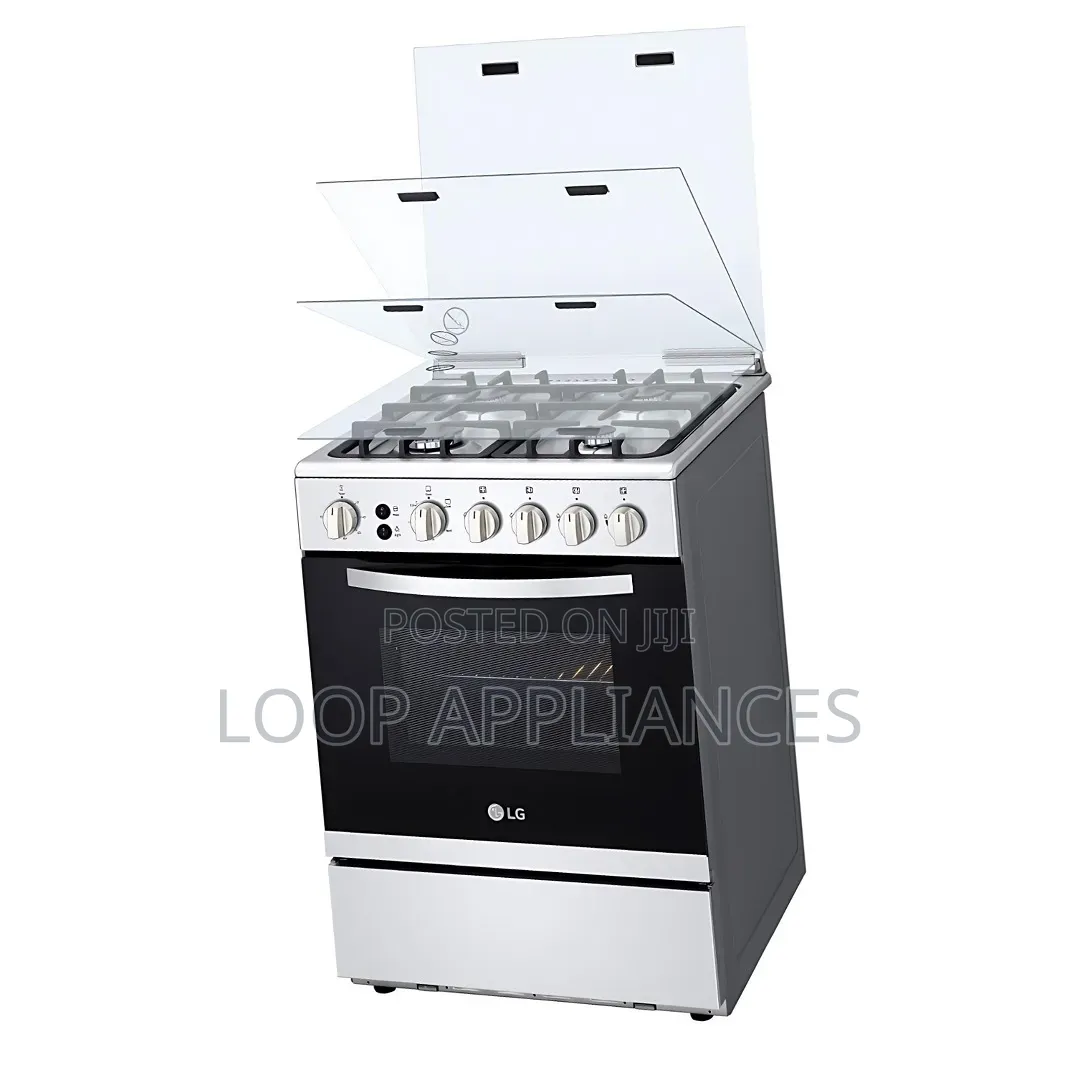 New 4 Burner LG 60x60CM FA211RMA Free Standing Gas Cooker