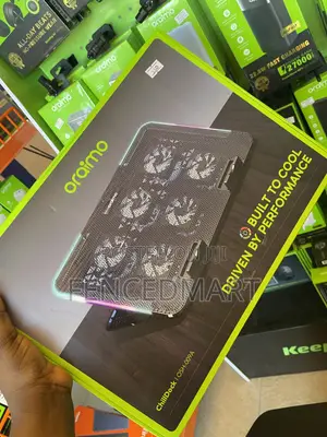 Oraimo ChillDock Dual USB Ports Laptop Cooler – 6 Fans, RGB