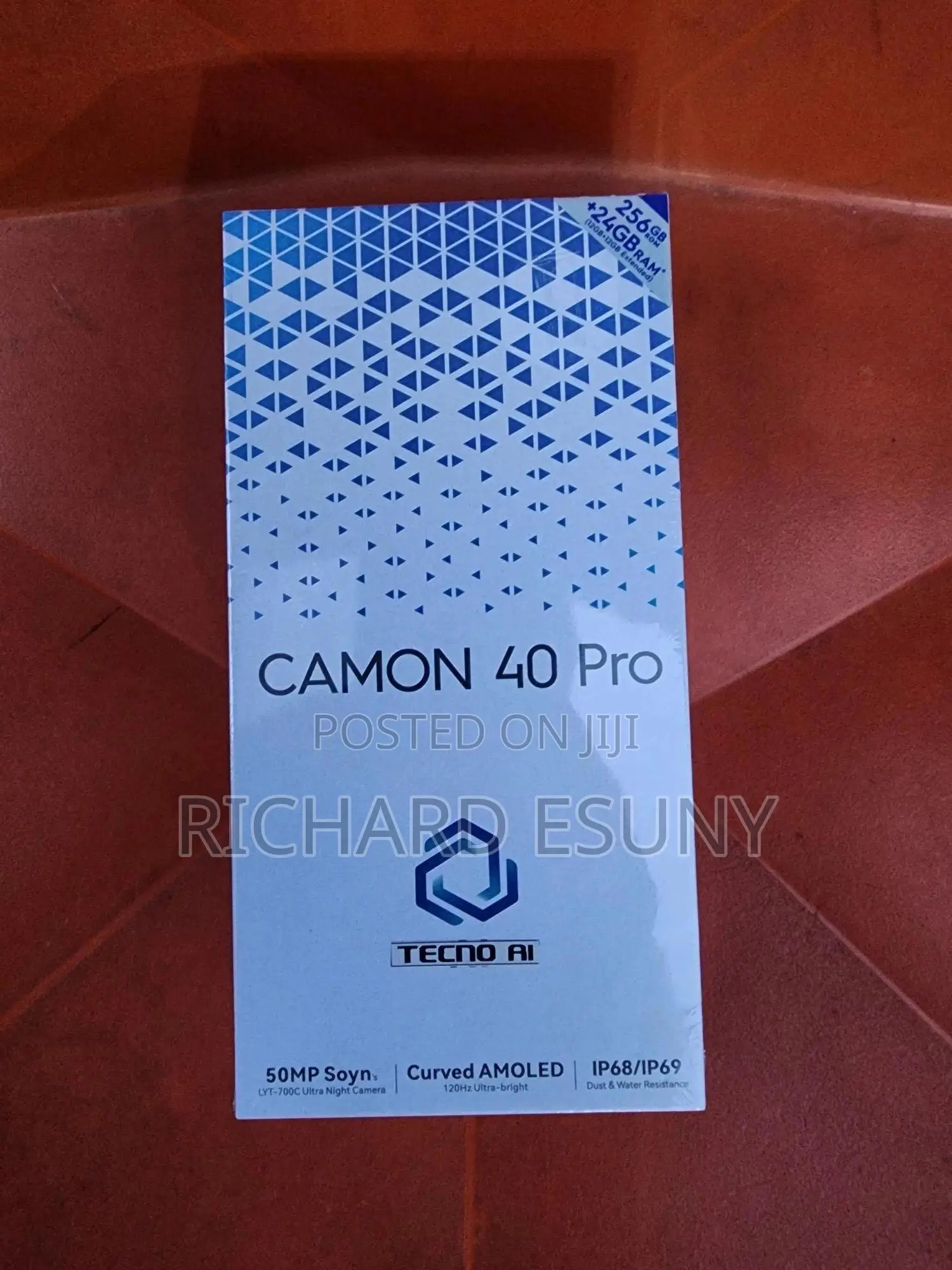 New Tecno Camon 40 Pro 5G 256 GB Black