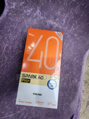 New Tecno Spark 40 Pro+ 256 GB Black