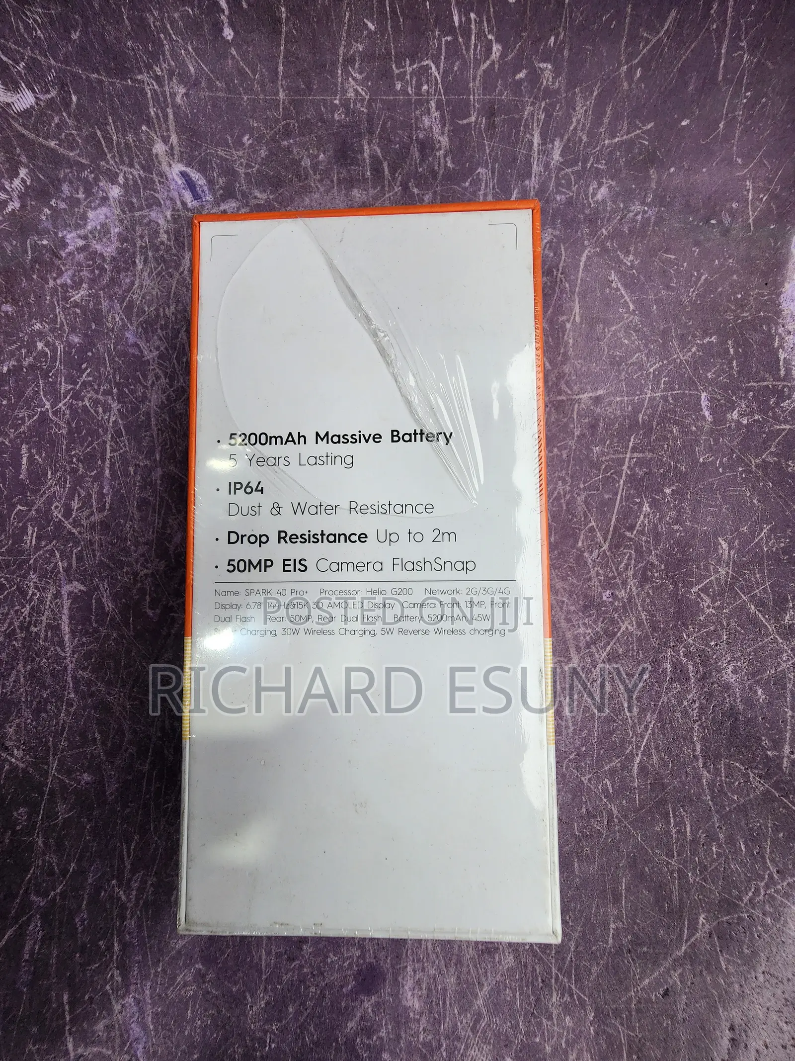 New Tecno Spark 40 Pro+ 256 GB Black