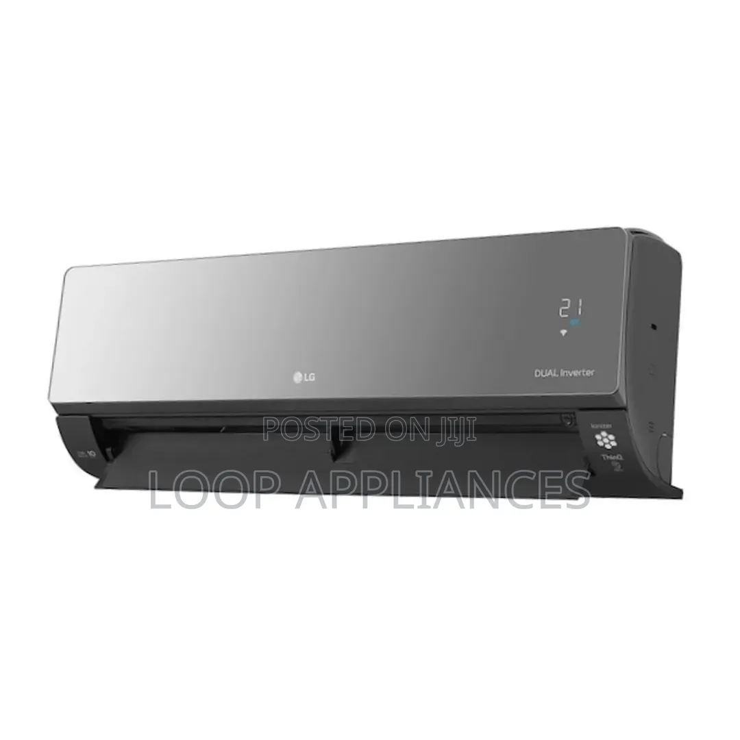 New 2.5HP LG Artcool Inverter S4-Q24k2rtd Air Conditioner - Black