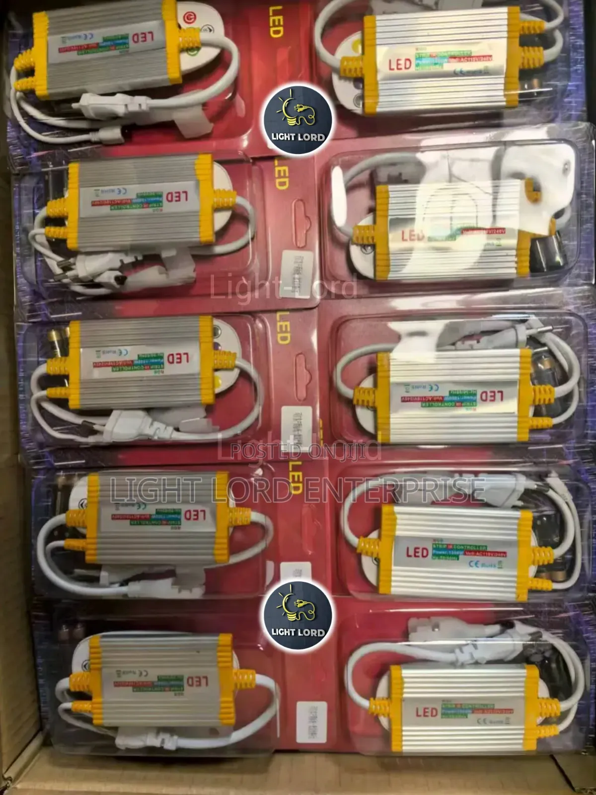 Thick Yellow Waterproof Remote Controls 1500watts