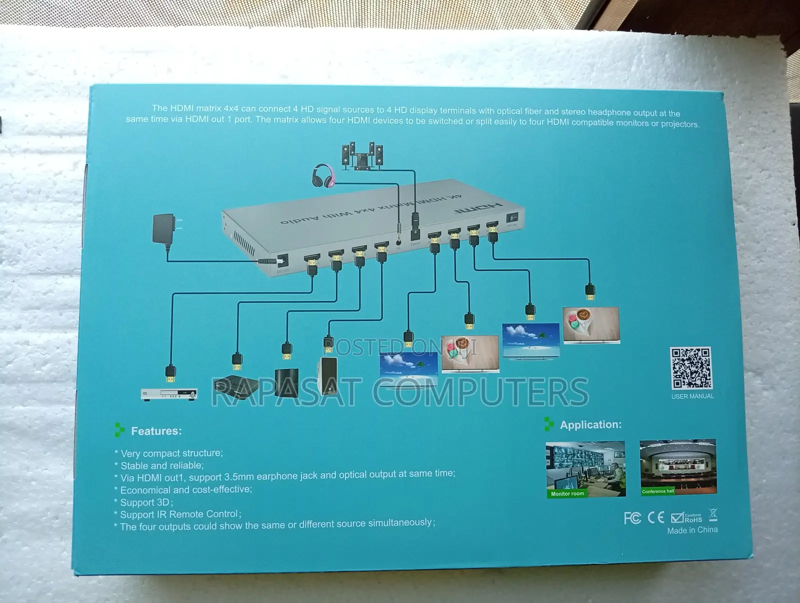 Hdmi Matrix 4*4 With Audio ( at 30hz)
