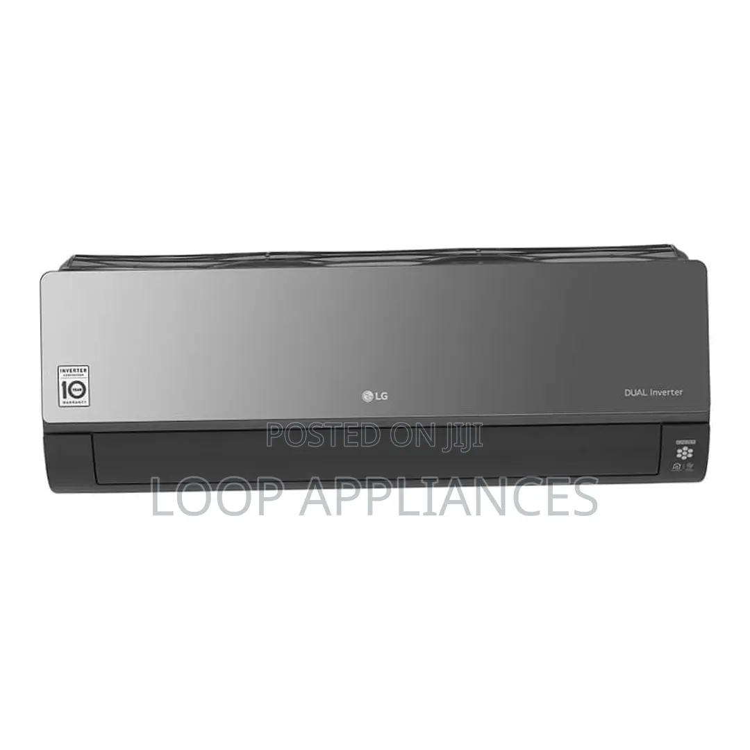 New 2.0HP LG Artcool Inverter S4-Q18klrte Air Conditioner - Black