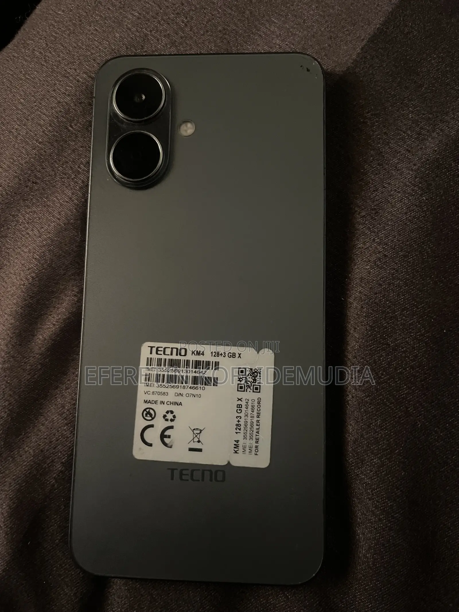 Tecno Pop 10 128 GB Gray