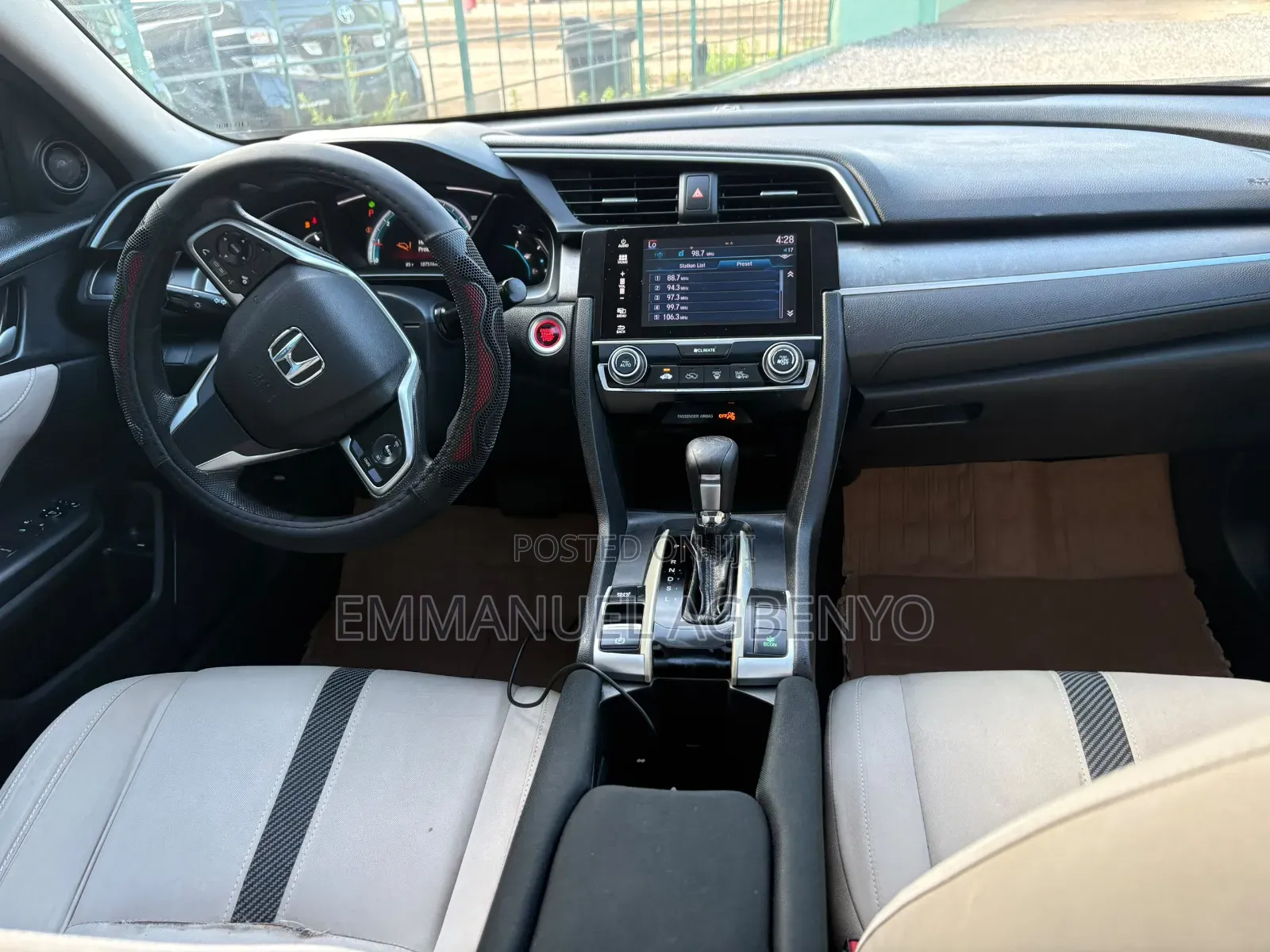 Honda Civic Sport Touring 4dr Hatchback (1.5L 4cyl) 2017 Black