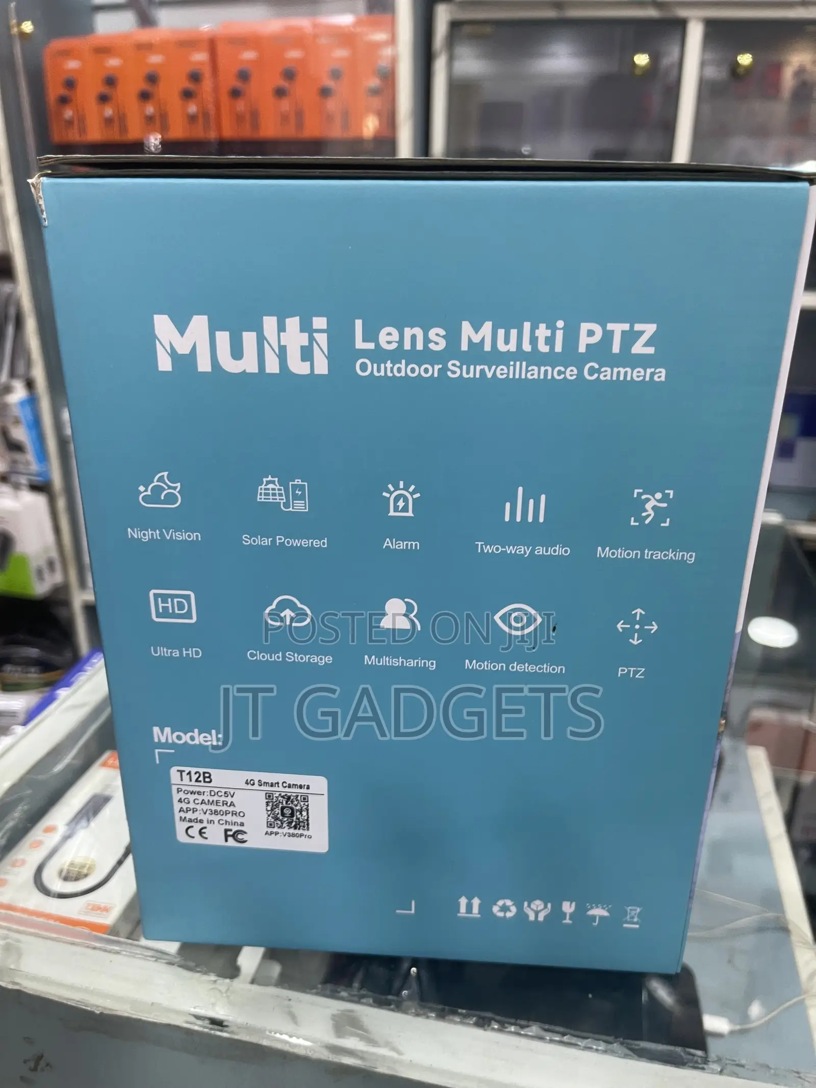 AOV Multi-Lens PTZ Solar Outdoor Camera