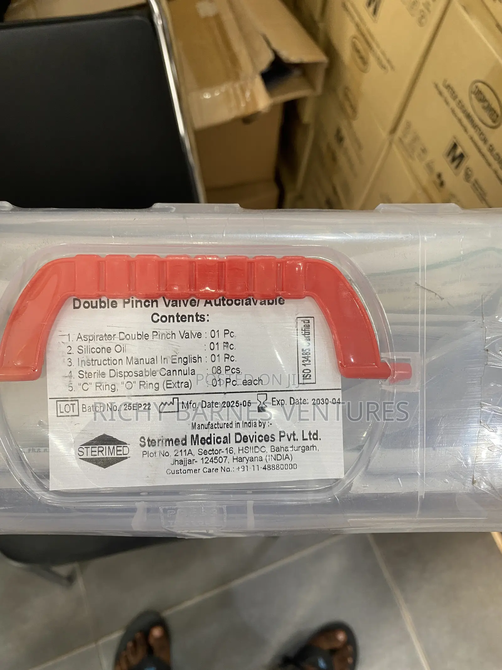 Double Pinch Valve Autoclavable