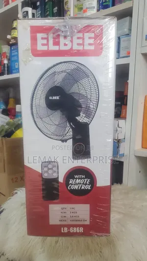 Elbee 16-Inch Wall Fan (Model: LB-686R)