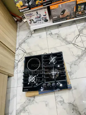 Super Classic ~ Inbuilt 60cm Kenwood Black 3 Gas 1 Electric Hob