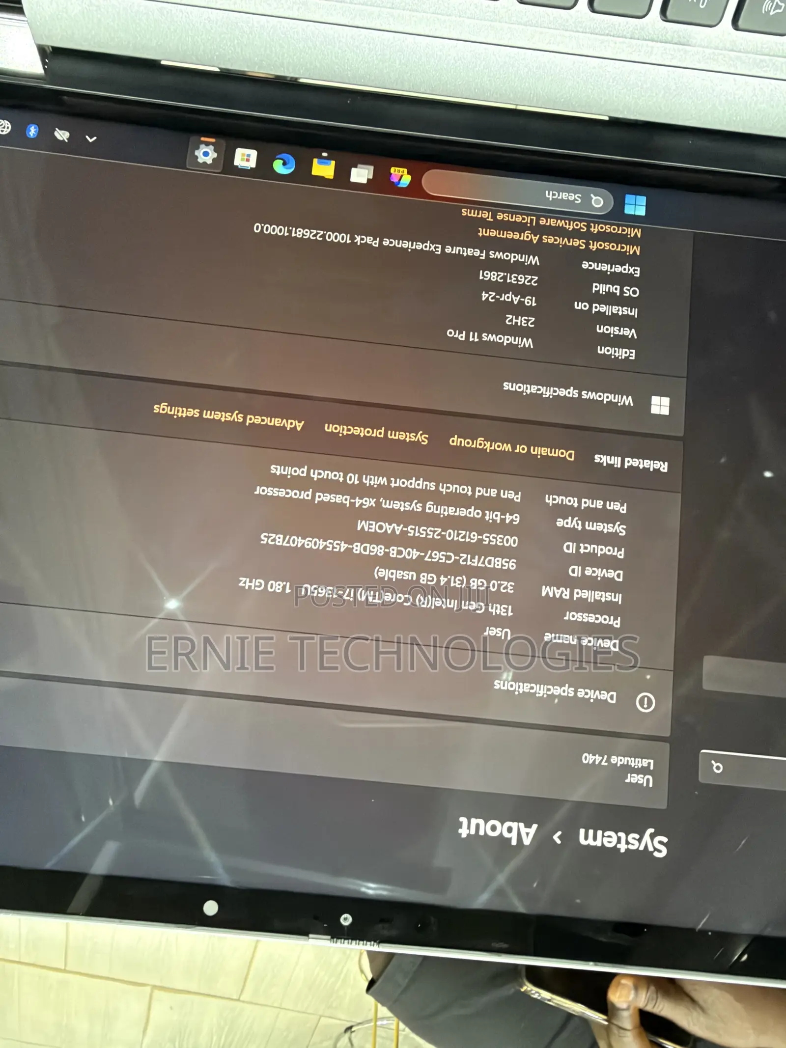 Laptop Dell Inspiron 14 7440 2-in-1 32GB Intel Core i7 SSD 512GB