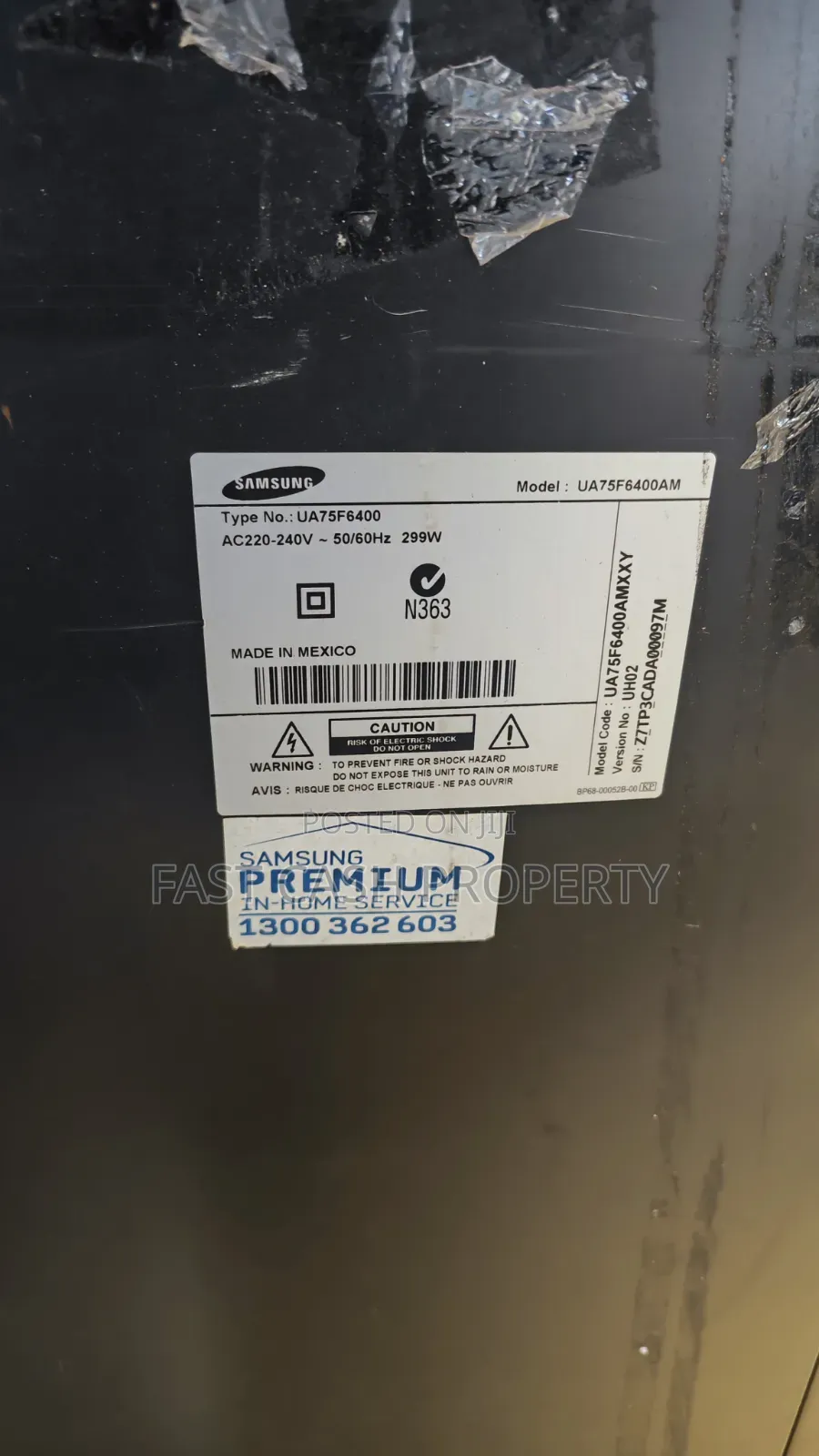 Samsung 75" the Frame TV