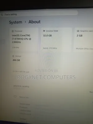 Laptop HP ZBook 15 32GB Intel Core i7 HDD+SSD 500GB