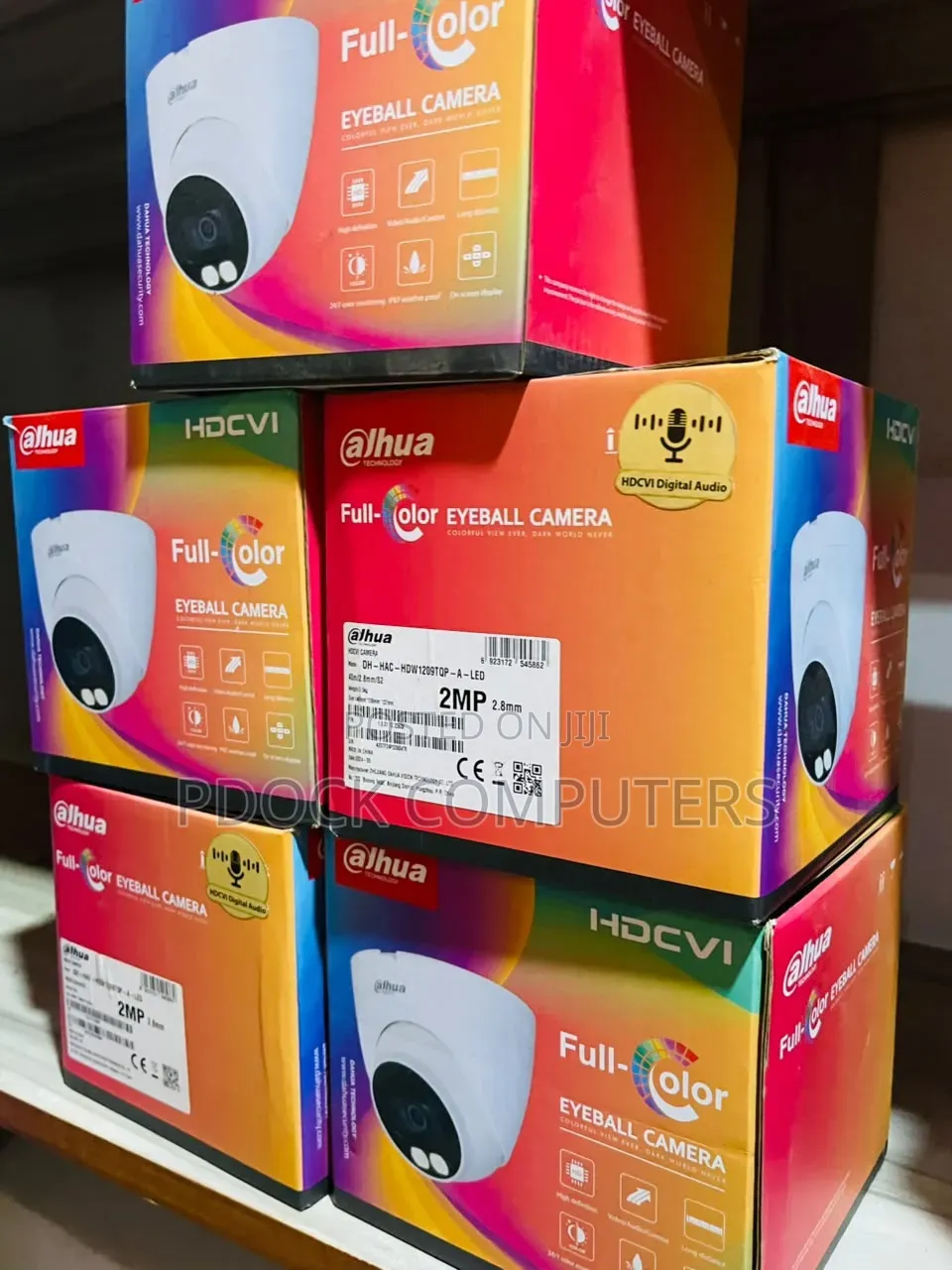 Hac-Hdw1209tlqp-a-Led
2MP Full-Color HDCVI Eyeball Camera