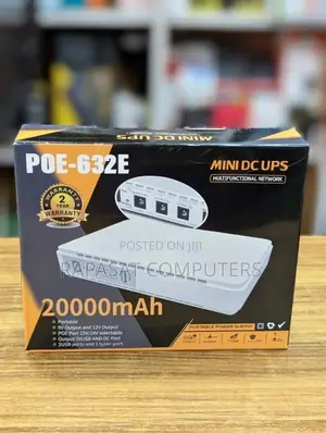 Poe-632e Mini Dc Ups 20000mah