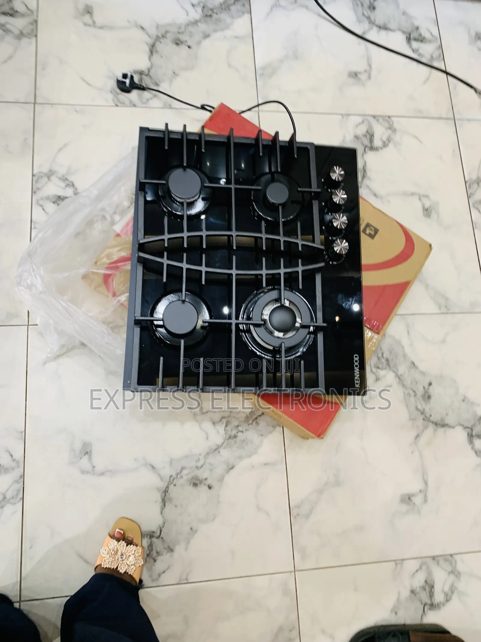 Newly Sealed Kenwood 60cm 4 Gas Cooker – Built-in 4 Burner Gas Hob