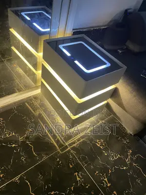 Smart Bed Side Drawer With Wireless Phone Charging