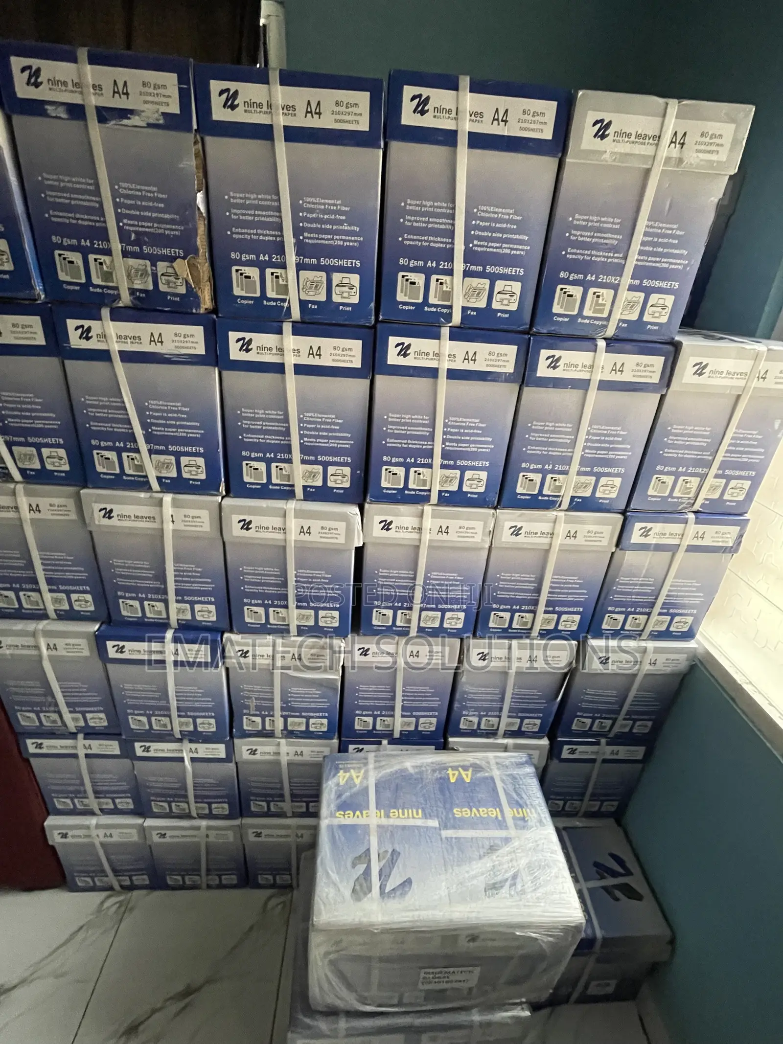 Nine Leaves A4 Photocopy Paper – 80gsm | 500 Sheets