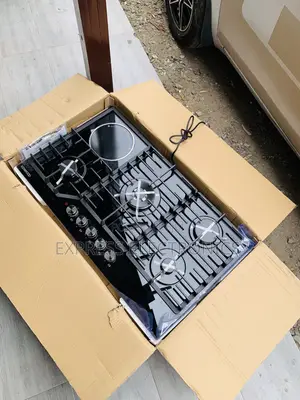 Get a New 90cm 4+1 Ceramic Burner Gas Cooker Hob Built-in Heavycast