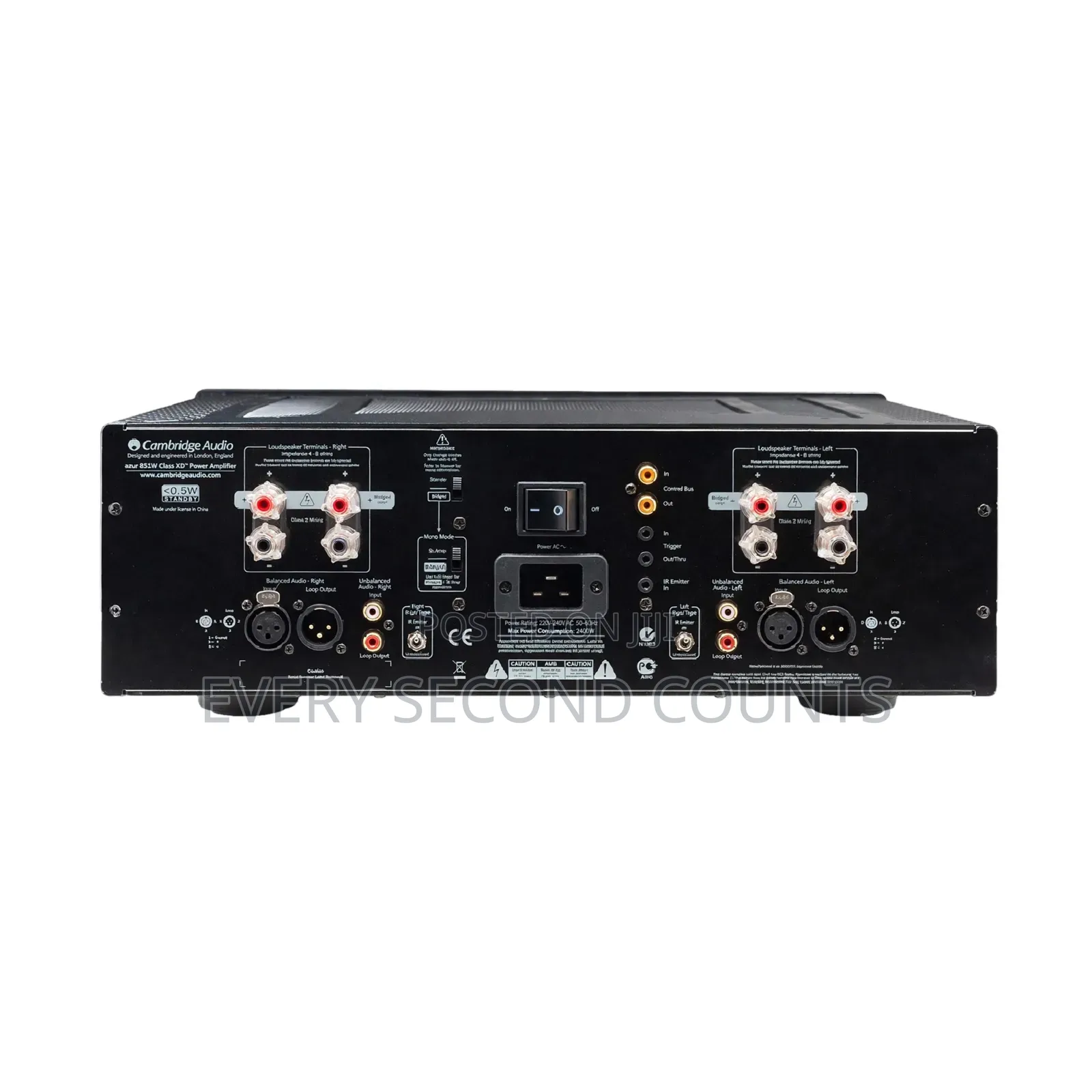 Cambridge Audio Azur 851W Stereo Power Amplifier - 200W Class XD