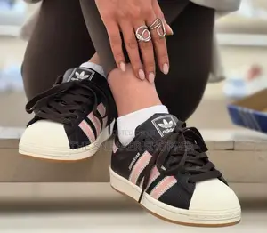 Adidas Superstar II - Core Black / Clear Pink / Cream White