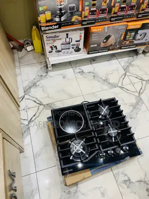 Classic New 3 Gas 1 Electric Kenwood 60cm Black Hob