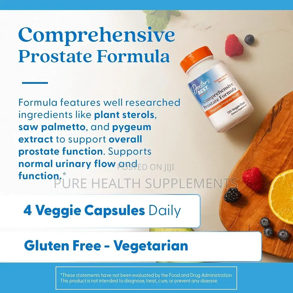 Comprehensive Prostate Formula, Postrate Health, 120 Veg Caps