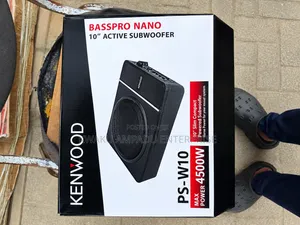 Kenwood BassPro Nano PS-W10 – 10" Active Powered Underseat Subwoofer