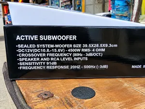 Kenwood BassPro Nano PS-W10 – 10" Active Powered Underseat Subwoofer