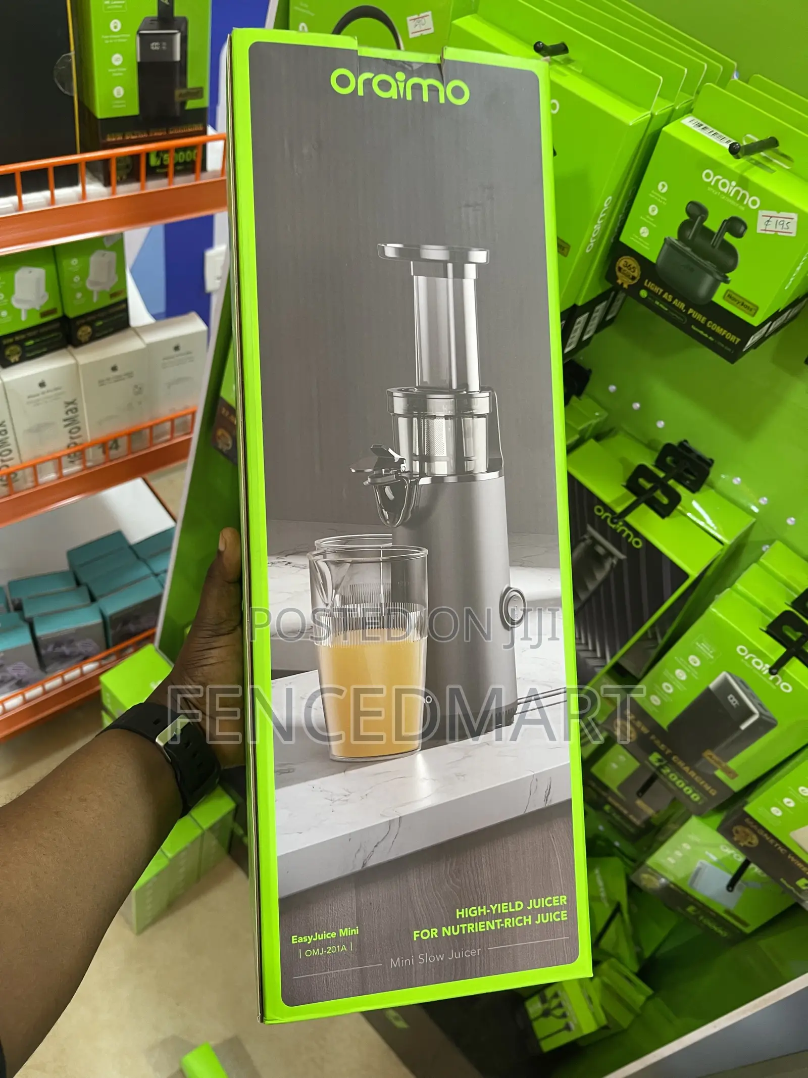 Oraimo EasyJuice Mini Portable Slow Juicer – 130W