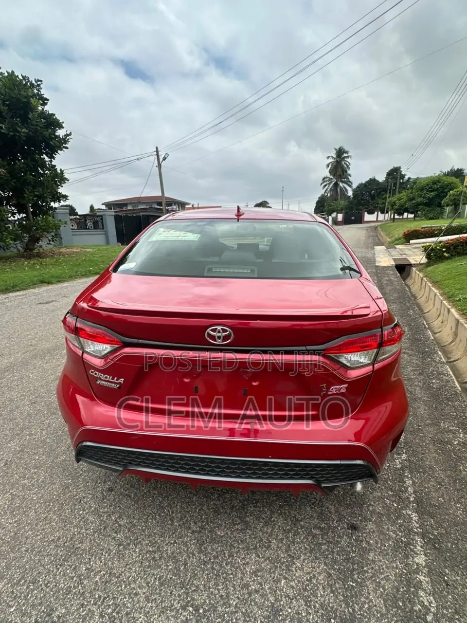 Toyota Corolla SE (1.8L 4cyl 2A) 2019 Red