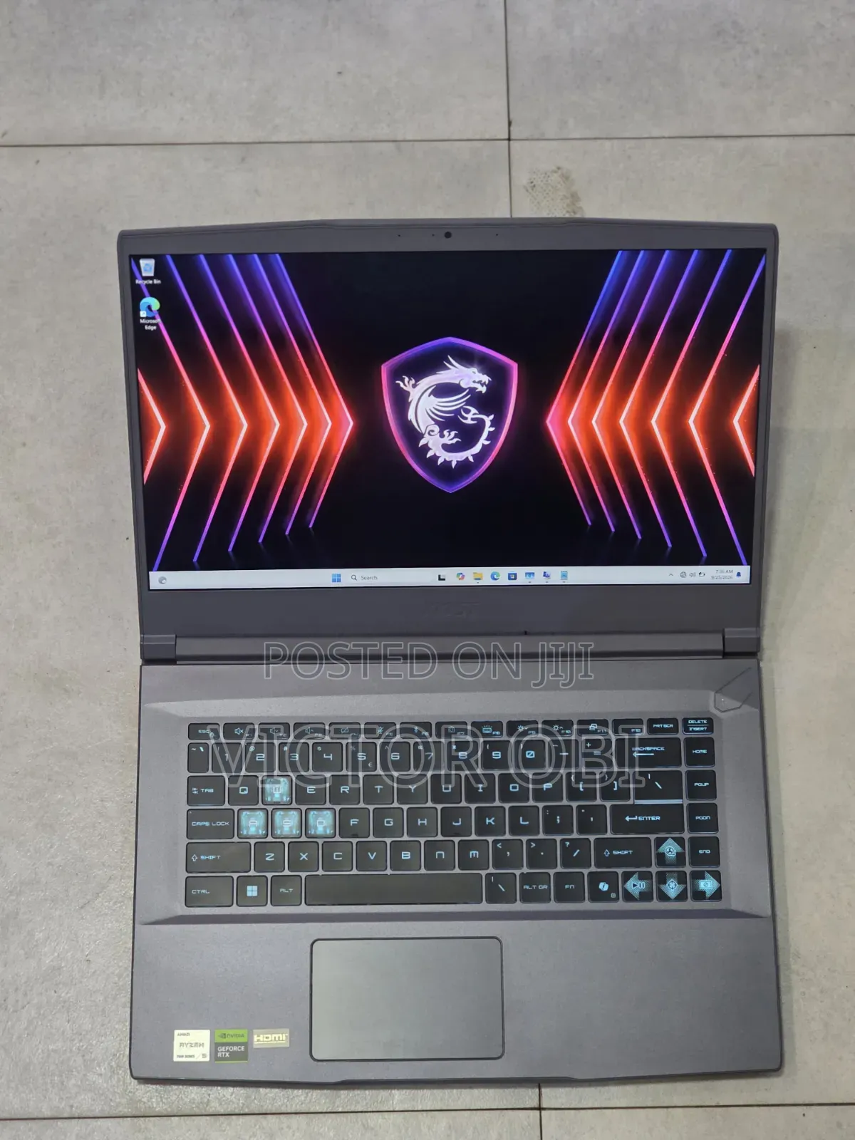 Laptop MSI GF75 Thin 8GB AMD Ryzen 5 SSD 512GB
