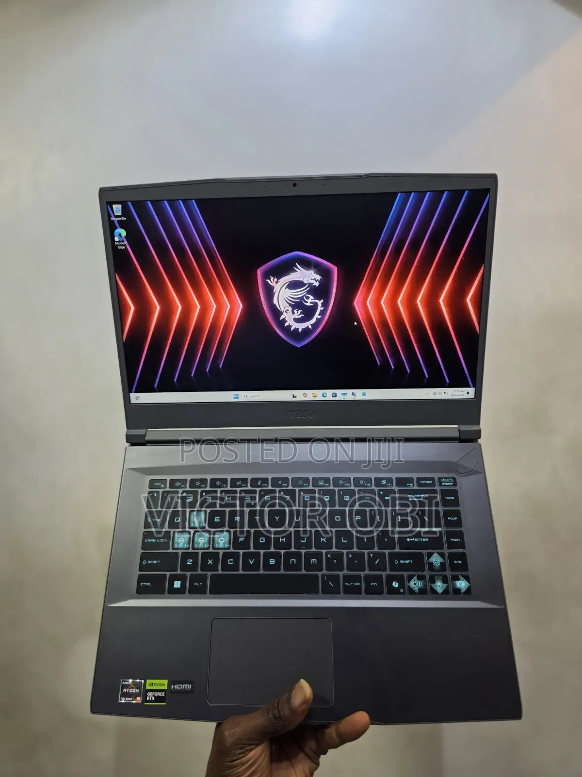 Laptop MSI GF75 Thin 8GB AMD Ryzen 5 SSD 512GB