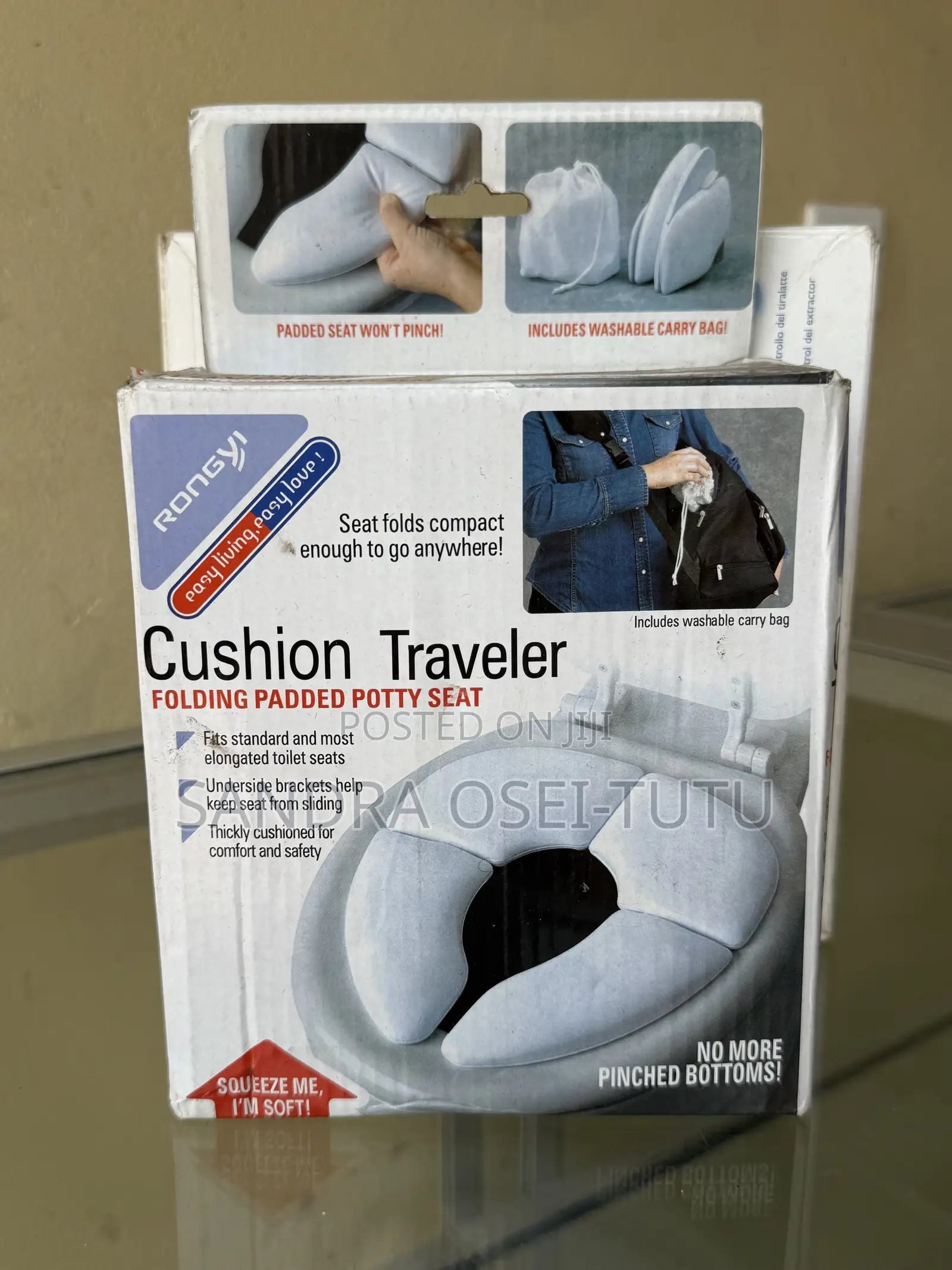 Cushion Traveler Folding Padded Potty Seat