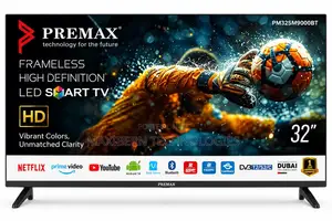 Premax 32-Inch Frameless Digital LED TV - Black