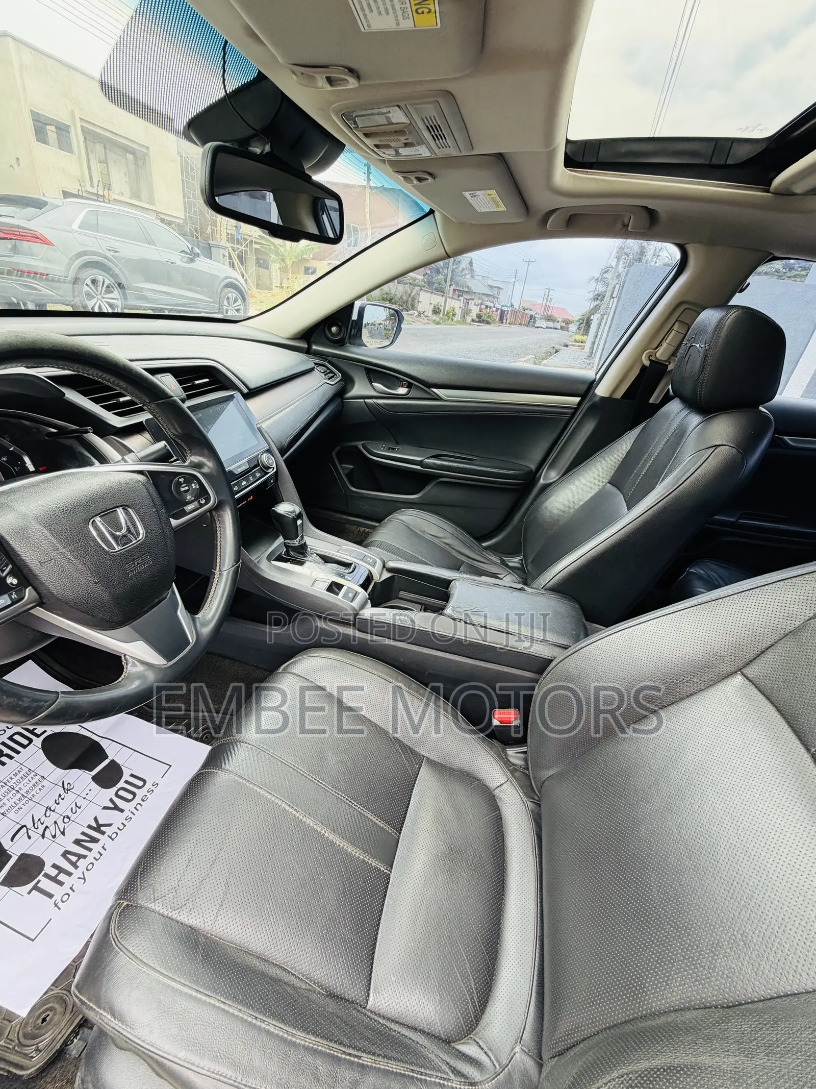 Honda Civic Touring 4dr Sedan (1.5L 4cyl) 2017 White