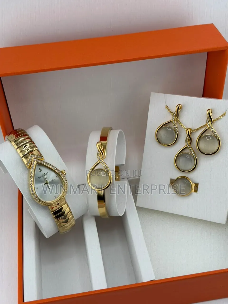 Ladies Jewelry Watch Set