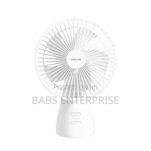Green Lion FARO Rechargeable Fan – White