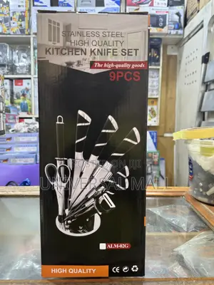 Stainless Steel High Quality Knife Set (9 Pcs)