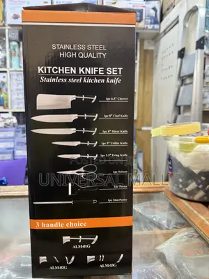 Stainless Steel High Quality Knife Set (9 Pcs)