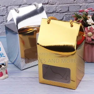 Elegant Gold, White Silver Window Box