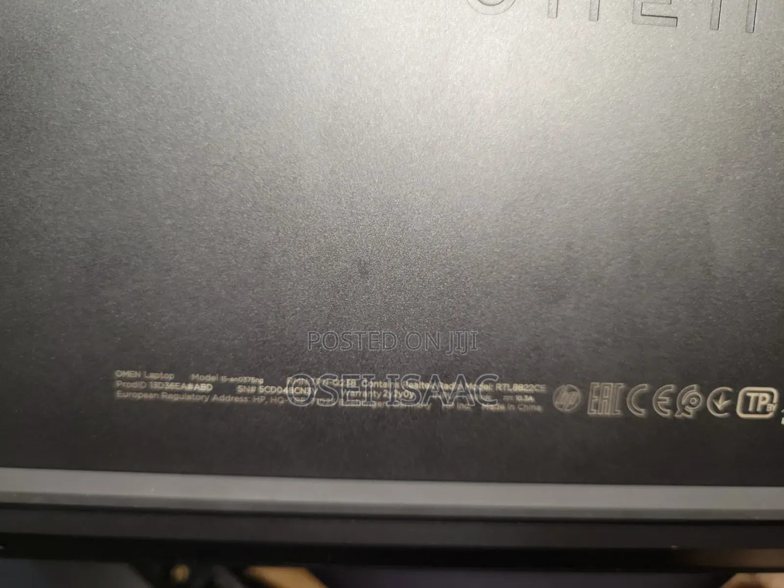 Laptop HP Omen 15 16GB AMD Ryzen 7 SSD 512GB