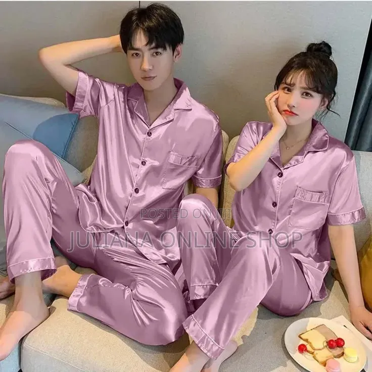 Couple Silky Pajamas